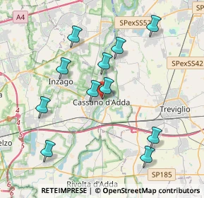 Mappa Via Dante Alighieri, 20062 Cassano d'Adda MI, Italia (3.89091)