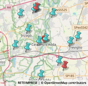 Mappa Via Dante Alighieri, 20062 Cassano d'Adda MI, Italia (4.54067)