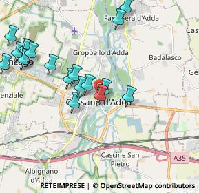 Mappa Via Dante Alighieri, 20062 Cassano d'Adda MI, Italia (2.3265)