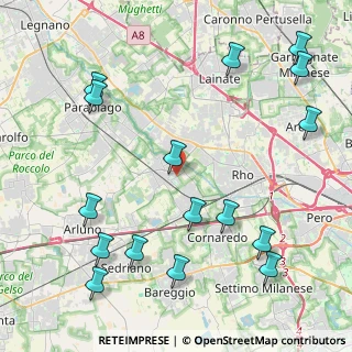 Mappa Via Achille Grandi, 20089 Rozzano MI, Italia (5.37125)