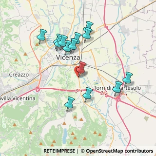 Mappa Via Giovanni Cristofferi, 36100 Vicenza VI, Italia (3.645)