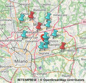 Mappa Piazza S. Matteo, 20093 Cologno Monzese MI, Italia (5.20583)