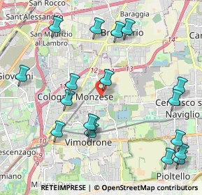 Mappa Piazza S. Matteo, 20093 Cologno Monzese MI, Italia (2.455)