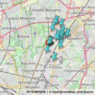 Mappa Via Angelo Fumagalli, 20099 Milano MI, Italia (1.144)