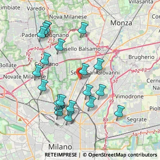 Mappa Via Angelo Fumagalli, 20099 Milano MI, Italia (4.158)