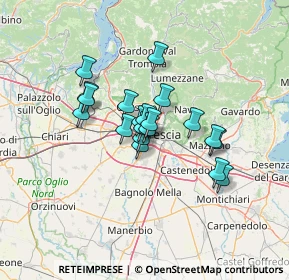 Mappa Tangenziale Ovest, 25125 Brescia BS, Italia (9.135)