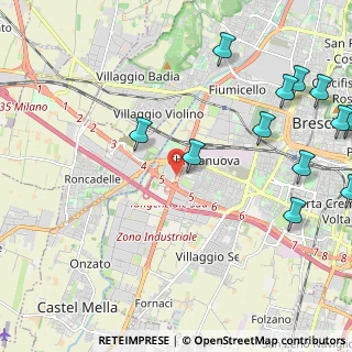 Mappa Tangenziale Ovest, 25125 Brescia BS, Italia (2.9125)