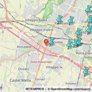Mappa Tangenziale Ovest, 25125 Brescia BS, Italia (3.06833)