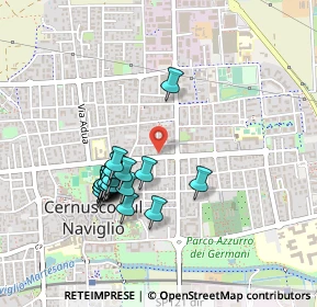 Mappa Via S. Giovanni Bosco, 20063 Cernusco sul Naviglio MI, Italia (0.4155)