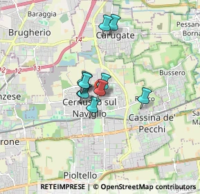 Mappa Via S. Giovanni Bosco, 20063 Cernusco sul Naviglio MI, Italia (1.03636)