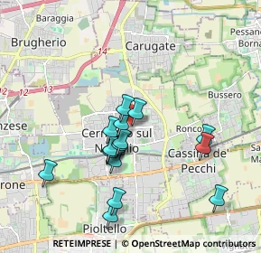 Mappa Via Suor Marina Videmari, 20063 Cernusco sul Naviglio MI, Italia (1.65063)