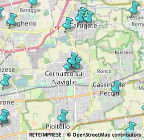 Mappa Via Suor Marina Videmari, 20063 Cernusco sul Naviglio MI, Italia (3.265)