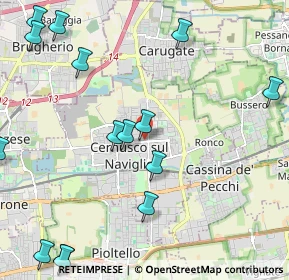 Mappa Via Suor Marina Videmari, 20063 Cernusco sul Naviglio MI, Italia (2.81867)