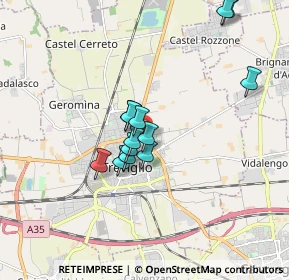 Mappa Viale Alessandro Manzoni, 24047 Treviglio BG, Italia (1.40692)
