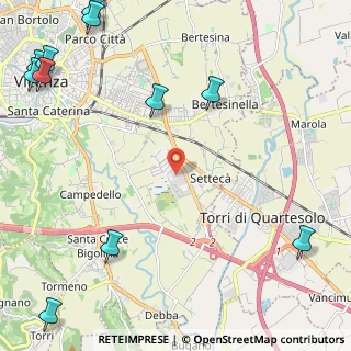 Mappa Via Zamenhof, 36100 Vicenza VI, Italia (3.54182)