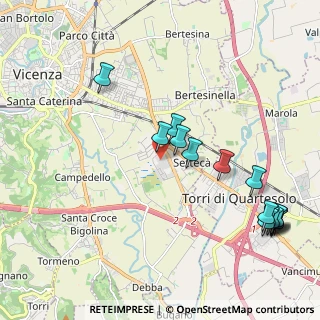 Mappa Via Zamenhof, 36100 Vicenza VI, Italia (2.45)
