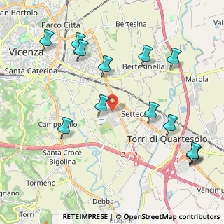 Mappa Via Zamenhof, 36100 Vicenza VI, Italia (2.46)