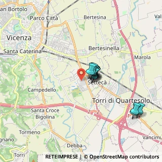 Mappa Via Zamenhof, 36100 Vicenza VI, Italia (1.26417)
