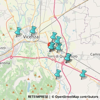 Mappa Via Zamenhof, 36100 Vicenza VI, Italia (3.13455)