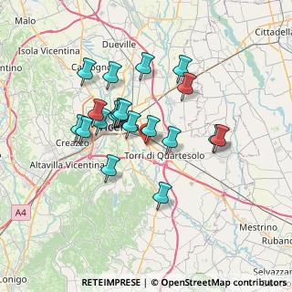 Mappa Via Zamenhof, 36100 Vicenza VI, Italia (6.065)
