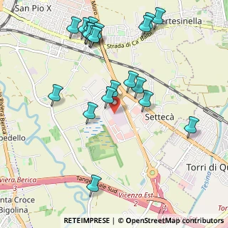 Mappa Via Zamenhof, 36100 Vicenza VI, Italia (1.148)