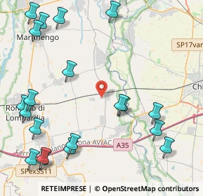 Mappa Cortenuova, 24054 Calcio BG, Italia (5.6995)