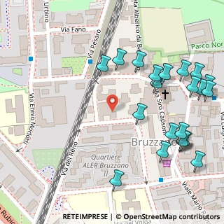 Mappa Bruzzano, 20161 Milano MI, Italia (0.16667)