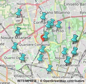 Mappa Bruzzano, 20161 Milano MI, Italia (2.264)