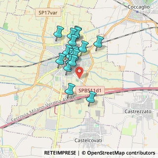 Mappa Via Cimitero, 25032 Chiari BS, Italia (1.35667)