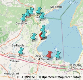 Mappa Via Carlo Alberto, 25080 Moniga del Garda BS, Italia (6.57083)