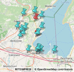 Mappa Via Carlo Alberto, 25080 Moniga del Garda BS, Italia (6.57)