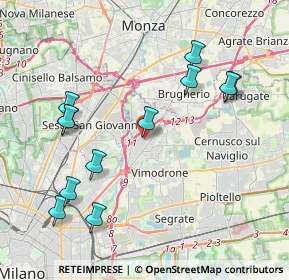 Mappa Viale Marche, 20093 Cologno Monzese MI, Italia (4.35417)