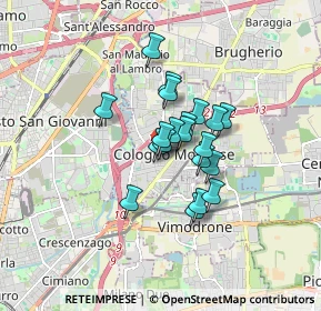 Mappa Viale Marche, 20093 Cologno Monzese MI, Italia (1.093)