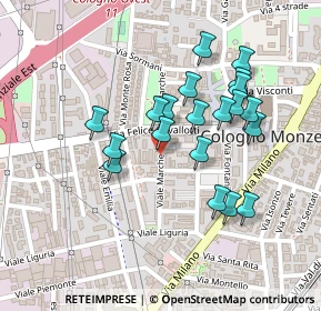 Mappa Viale Marche, 20093 Cologno Monzese MI, Italia (0.2035)