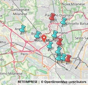 Mappa Via Fratelli Rosselli, 20026 Novate Milanese MI, Italia (3.41091)