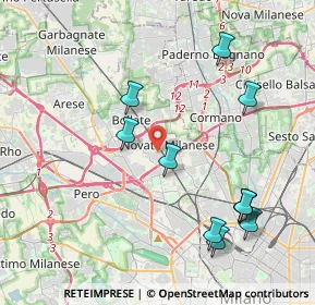 Mappa Via Fratelli Rosselli, 20026 Novate Milanese MI, Italia (4.42909)