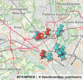 Mappa Via Fratelli Rosselli, 20026 Novate Milanese MI, Italia (3.34846)