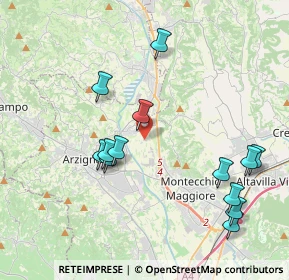 Mappa Via Montecchio, 36071 Arzignano VI, Italia (4.22846)