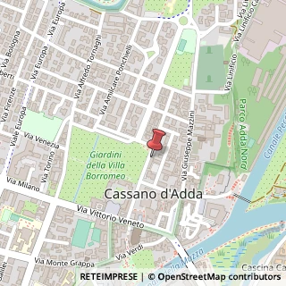 Mappa Via D. Alighieri, 10/D, 20062 Cassano d'Adda, Milano (Lombardia)