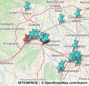 Mappa Via Rimembranza, 36040 Torri di Quartesolo VI, Italia (15.4195)