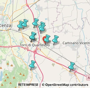 Mappa Via Rimembranza, 36040 Torri di Quartesolo VI, Italia (3.18091)