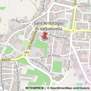 Mappa Via Don Nicola Mazza, 13, 37015 Sant'Ambrogio di Valpolicella VR, Italia, 37015 Sant'Ambrogio di Valpolicella, Verona (Veneto)