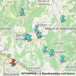 Mappa Via Valle di Pruviniano, 37020 San Pietro In Cariano VR, Italia (2.44455)