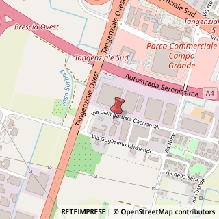 Mappa Via Gian Battista Cacciamali, 71, 25125 Brescia BS, Italia, 25125 Brescia, Brescia (Lombardia)