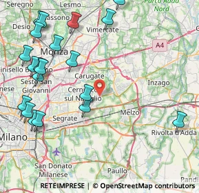 Mappa Via Giacomo Matteotti, 20051 Cassina De' Pecchi MI, Italia (10.681)