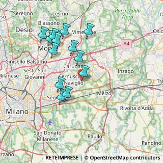 Mappa Via Giacomo Matteotti, 20051 Cassina De' Pecchi MI, Italia (7.28)