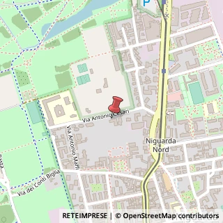 Mappa Via Antonio Cesari, 17, 20162 Milano, Milano (Lombardia)