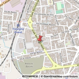 Mappa Treviglio - V.le Montegrappa, (liceo), 24047 Treviglio, Bergamo (Lombardia)
