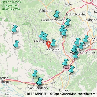 Mappa Via S. Zeno, 36071 Arzignano VI, Italia (9.4055)