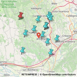 Mappa Via S. Zeno, 36071 Arzignano VI, Italia (7.22625)